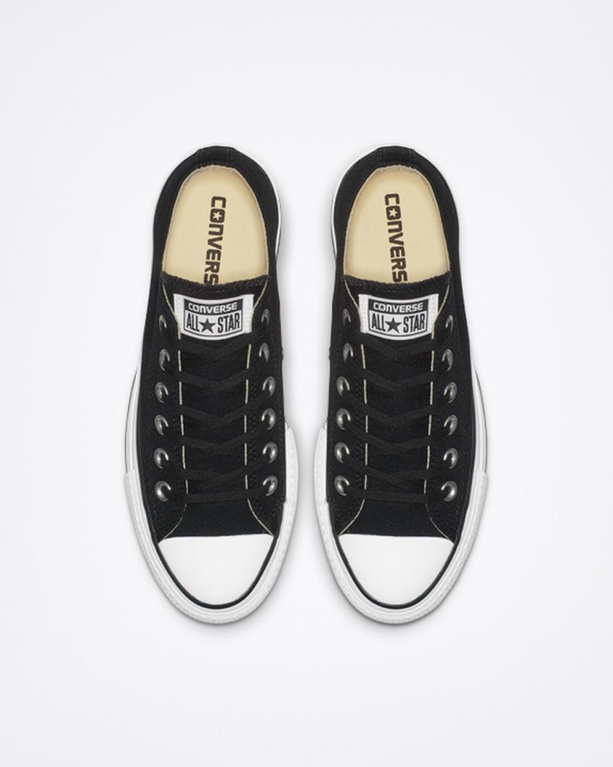 Women's Converse Chuck Taylor All Star Lift Canvas Low Top Platform Shoes Black / White | AU 819E0H